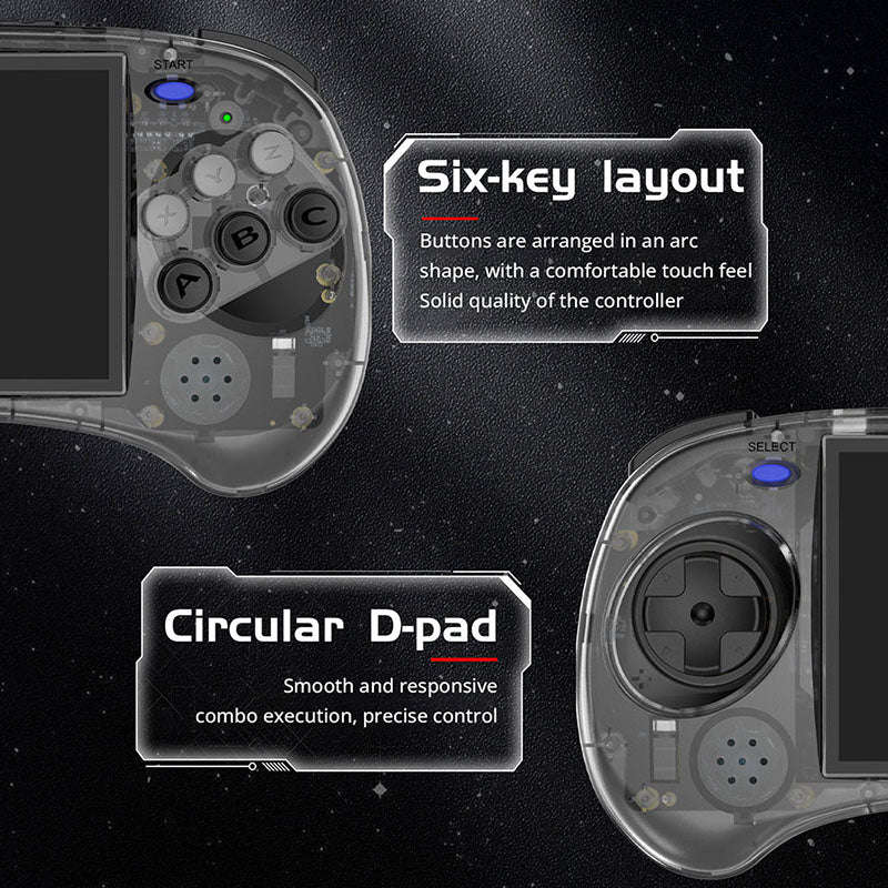 Anbernic RG ARC-S Retro Handheld Emulator Console Linux System 4.0 inch IPS Black