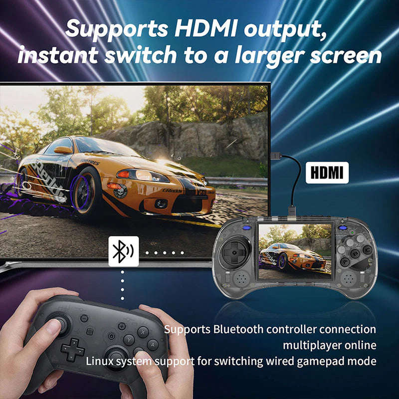Anbernic RG ARC-S Retro Handheld Emulator Console Linux System 4.0 inch IPS Black