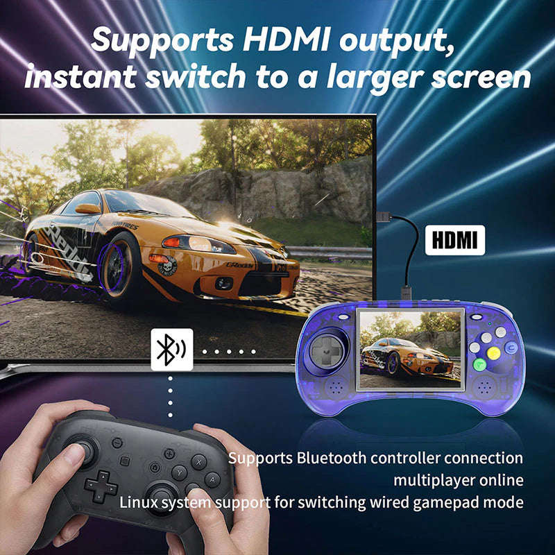 Anbernic RG ARC-S Retro Handheld Emulator Console Linux System 4.0 inch IPS Blue