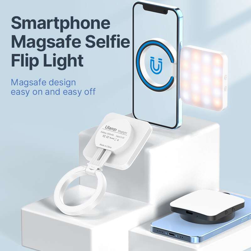 Ulanzi LT010 Magnetic Magsafe Video Light For Vlogging & Selfies White