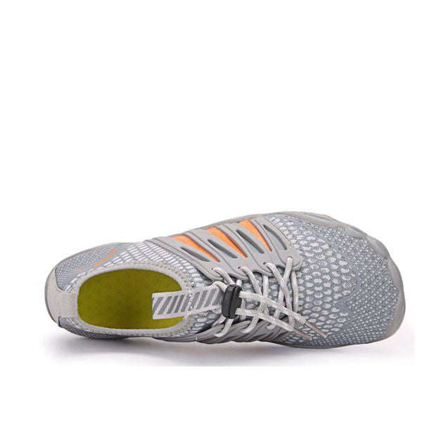 UK 5 Unisex Aqua Soles Water Shoes Beach Shoes Grey