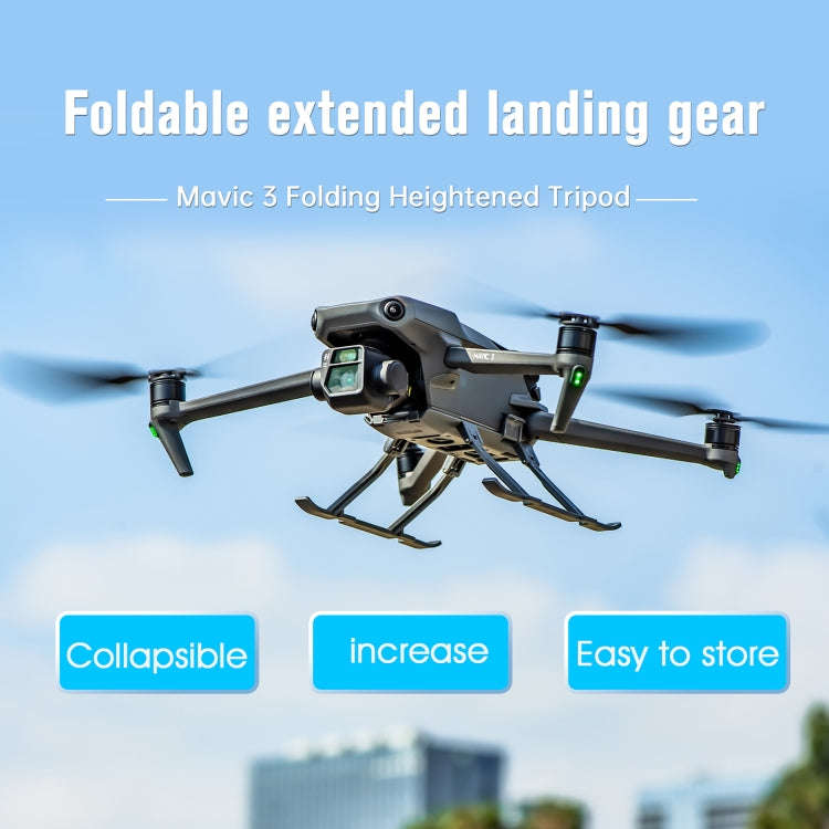 Foldable Quick Release Landing Gear Height Extender Holder for DJI Mavic 3 Drone