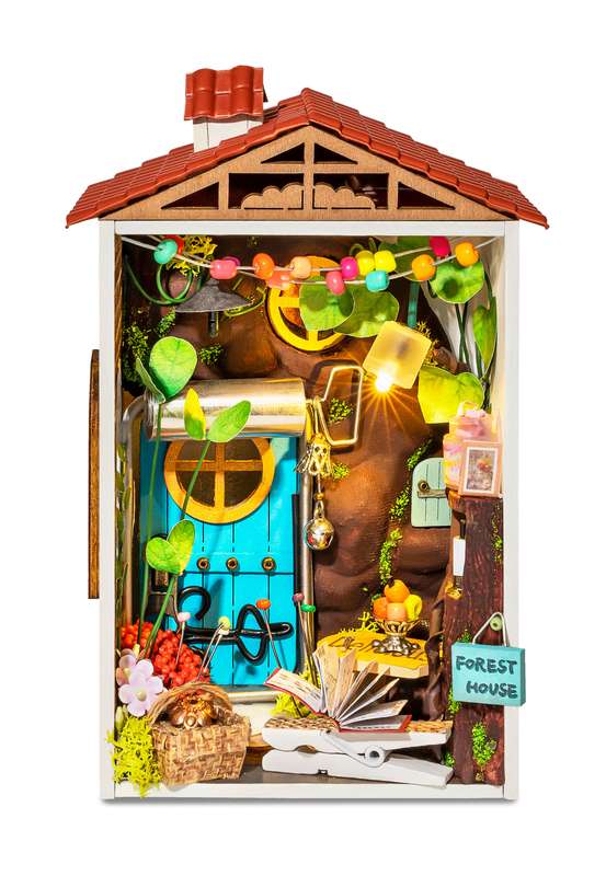Robotime Mini Town Series Borrowed Garden DIY Miniature Dollhouse Kit