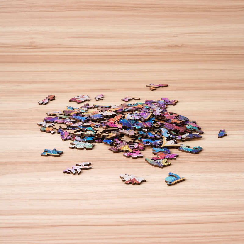 Robotime Mystic Mandala Flower Wooden Jigsaw Puzzle