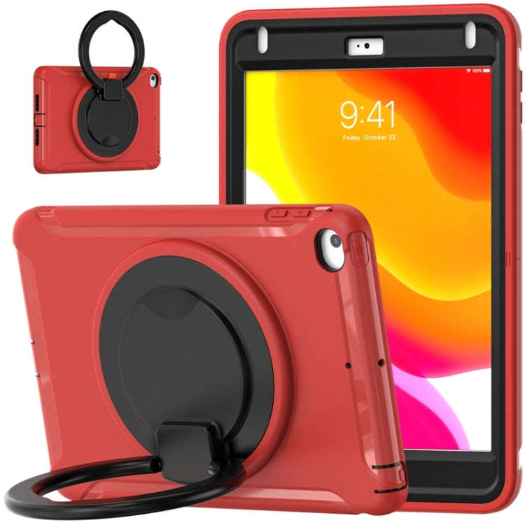Shockproof Cover With Stand & Hand & Shoulder Strap iPad Mini 5 & Mini 4 Red
