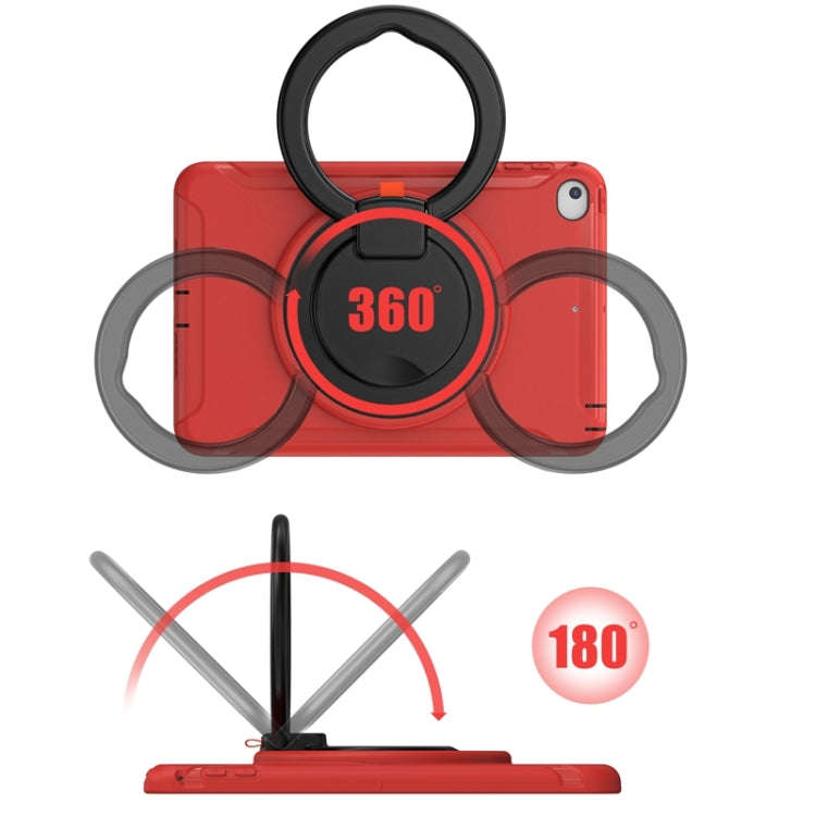 Shockproof Cover With Stand & Hand & Shoulder Strap iPad Mini 5 & Mini 4 Red
