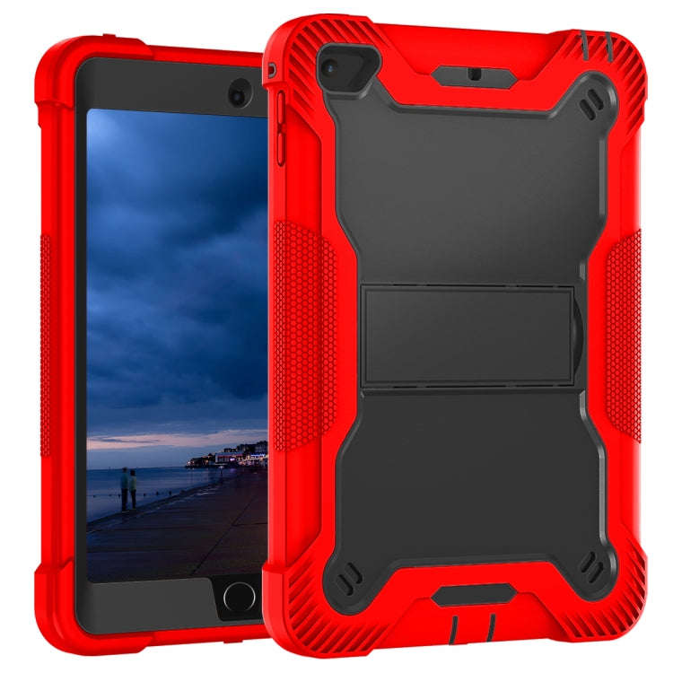 Rugged Shockproof Cover With Stand For iPad Mini 4 & Mini 5 Red