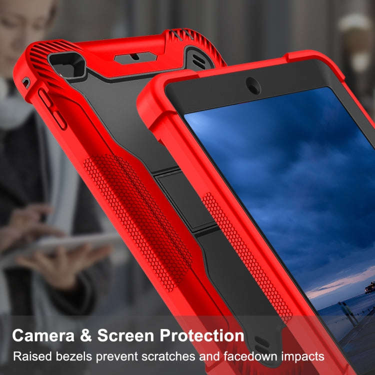 Rugged Shockproof Cover With Stand For iPad Mini 4 & Mini 5 Red
