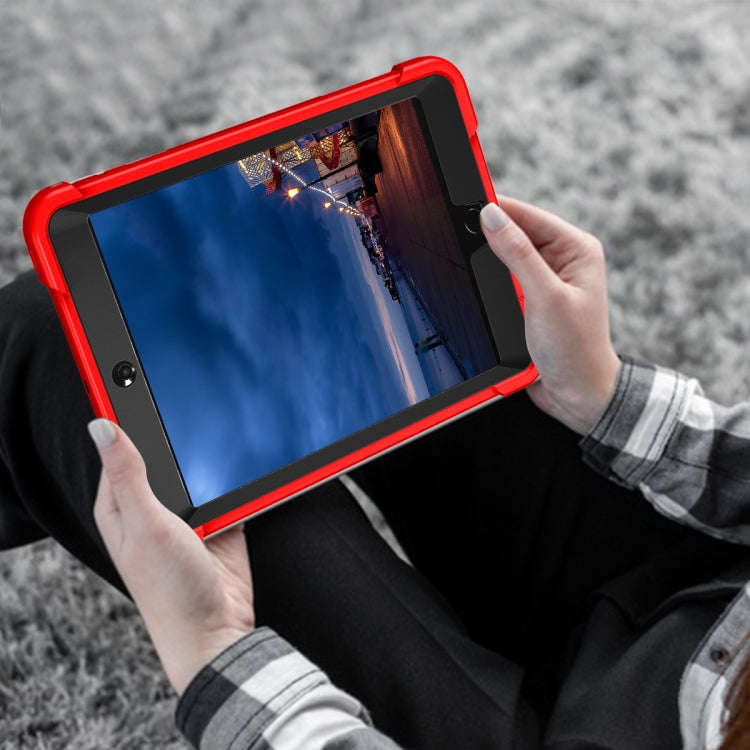 Rugged Shockproof Cover With Stand For iPad Mini 4 & Mini 5 Red