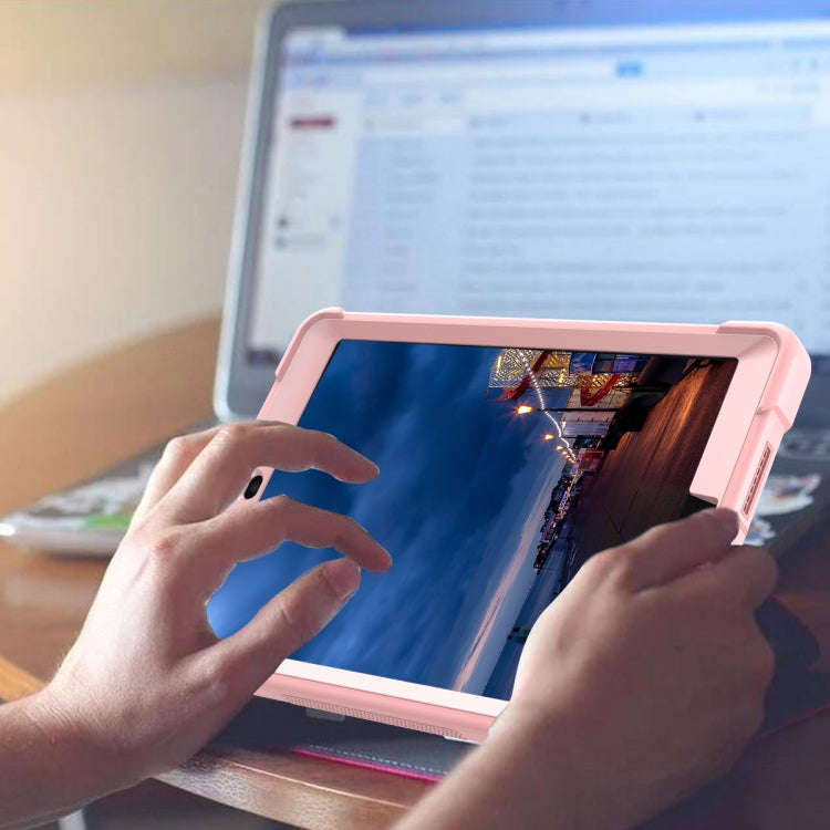 Rugged Shockproof Cover With Stand For iPad Mini 4 & Mini 5 Pink