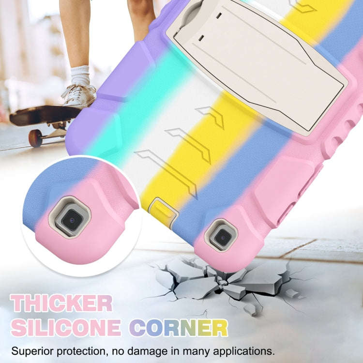 Shockproof Cover With Stand & Hand & Shoulder Strap Galaxy Tab A8 2019 T290 Candy