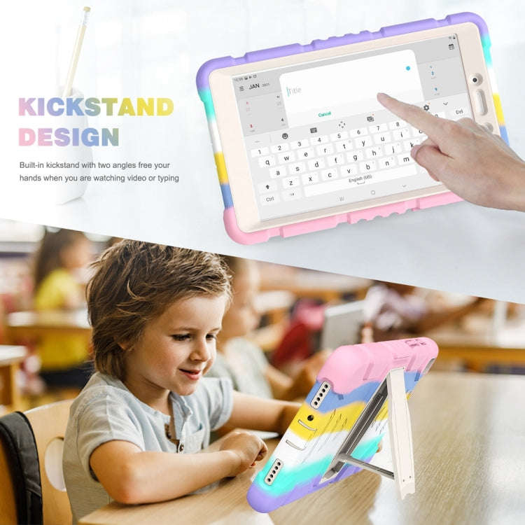 Shockproof Cover With Stand & Hand & Shoulder Strap Galaxy Tab A8 2019 T290 Candy