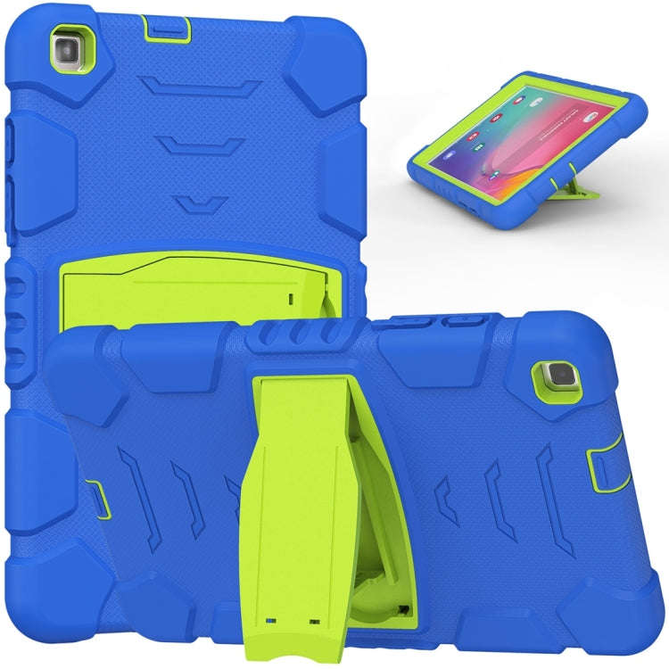 Shockproof Cover With Stand & Hand & Shoulder Strap Galaxy Tab A8 2019 T290 Blue