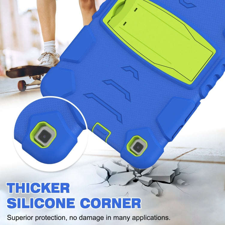 Shockproof Cover With Stand & Hand & Shoulder Strap Galaxy Tab A8 2019 T290 Blue