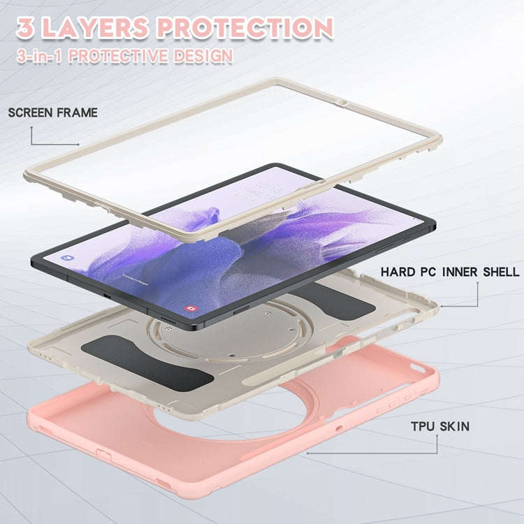 Shockproof Cover Case Galaxy Tab S7+ / S7 FE 12.4 inch T970 Pink