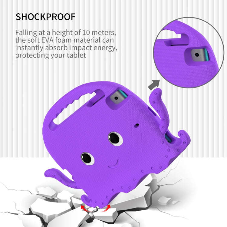 Kids Shockproof Cover For iPad 9.7 2017 / 2018 / Air 1 / Air 2 / Pro 1st Gen Purple