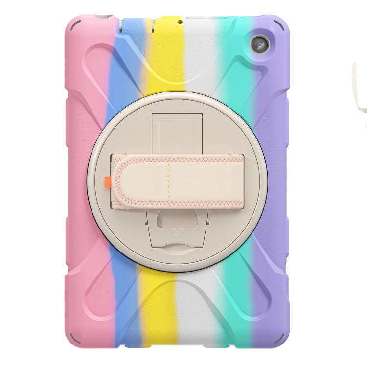 Shockproof Cover With Stand & Hand & Shoulder Strap for Amazon Fire 7 2022 Candy