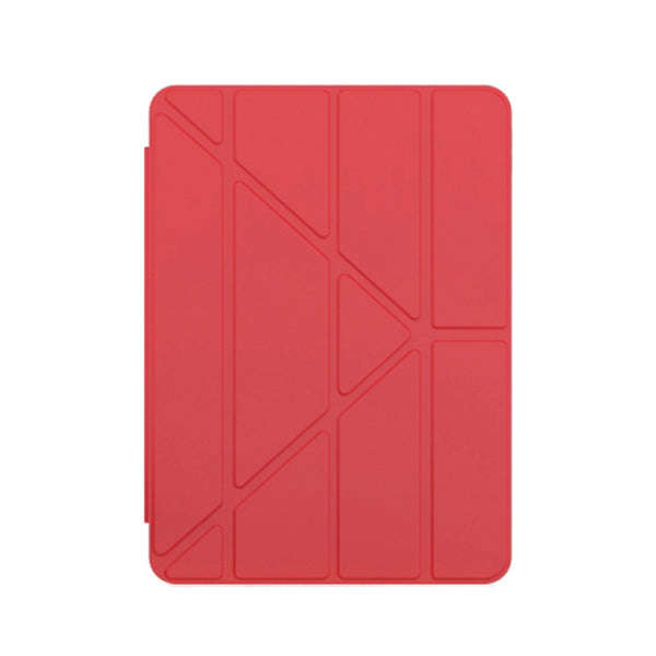 Apple iPad 10th Gen 2022 10.9 inch Origami Flip Cover & Stand With Pen Holder Red