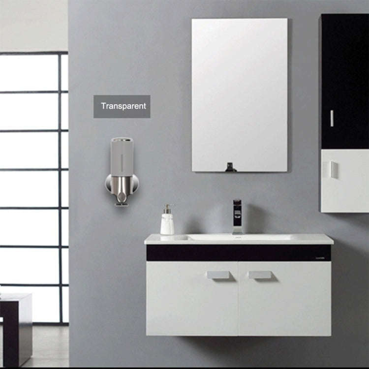 2 x 500ml Stainless Steel Double Wall Mount Soap Dispenser