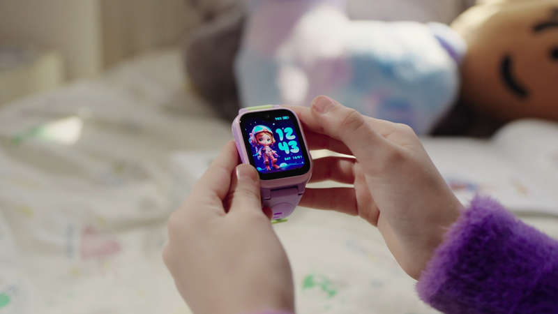 LAGENIO K9 AI Kids Phone Smart Watch & GPS Tracker With Parental Control App Blue