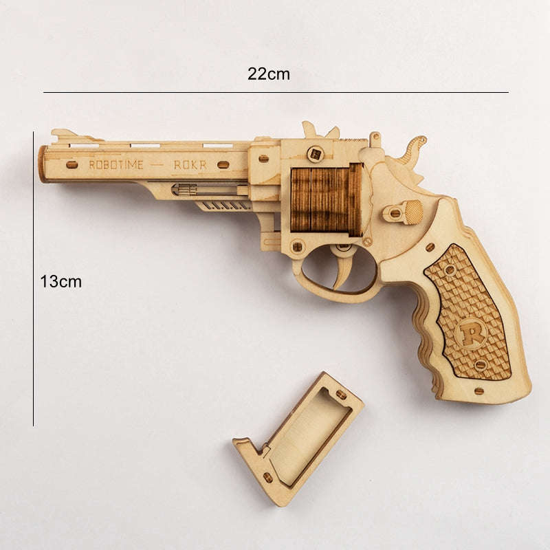 Robotime Corsac M60 Justice Guard DIY 3D Wooden Puzzle Gun
