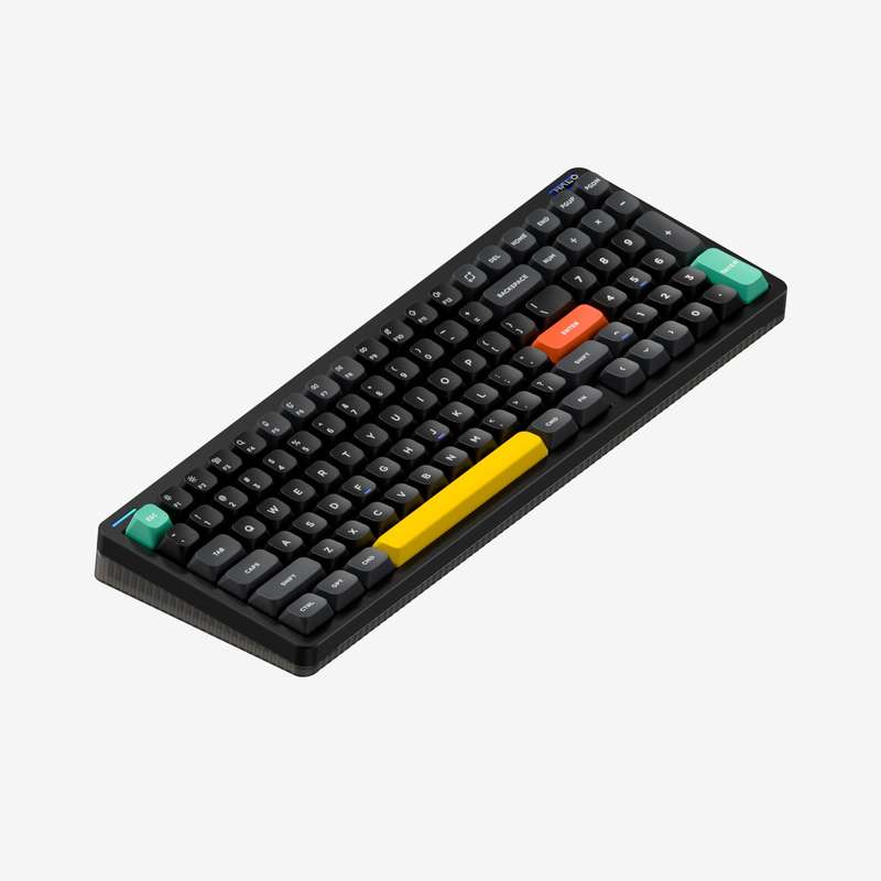 NuPhy Halo96 V2 Wireless Mechanical Keyboard (Raspberry Switches) Obsidian Black
