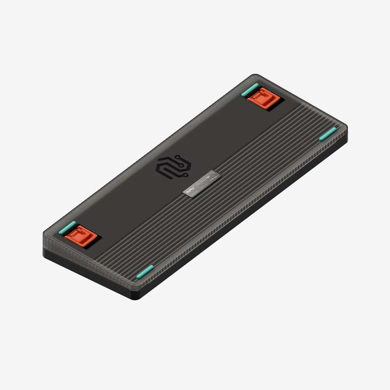 NuPhy Halo96 V2 Wireless Mechanical Keyboard (Raspberry Switches) Obsidian Black