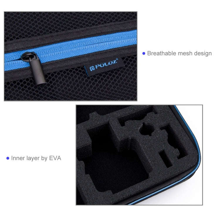 Portable Travel EVA Storage Case for GoPro 10 / 9 / 8 / SJCAM SJ8 / DJI Action 2