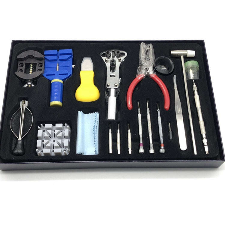 Professional 20 Piece Watch Repair Disassembly Tool Kit with Carry Case