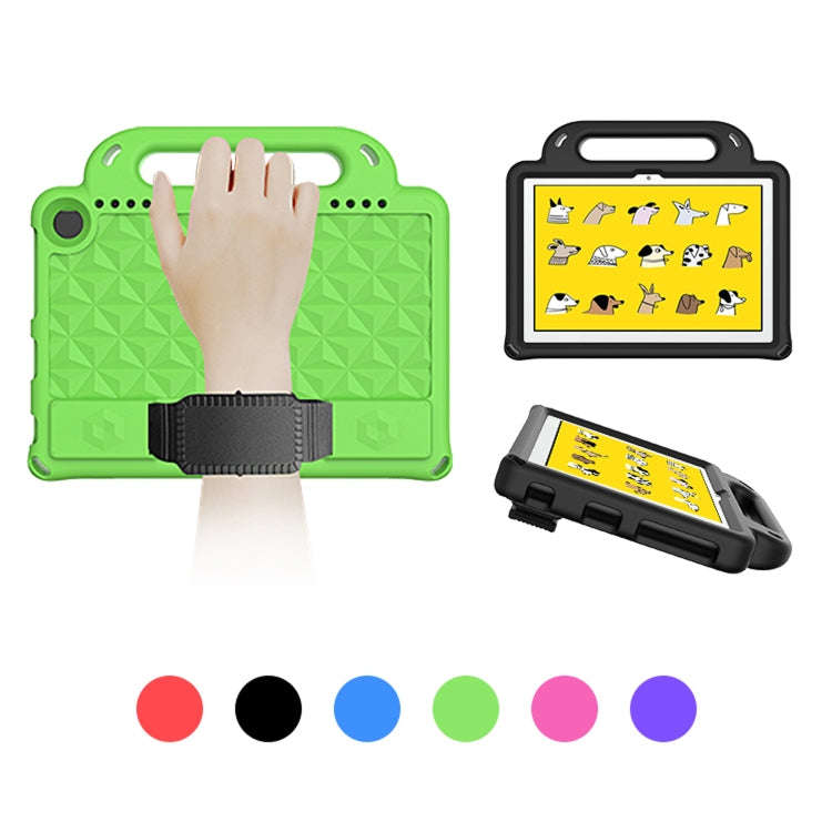 Shockproof Cover With Stand & Shoulder Strap Amazon Kindle Fire HD8 2020 Green