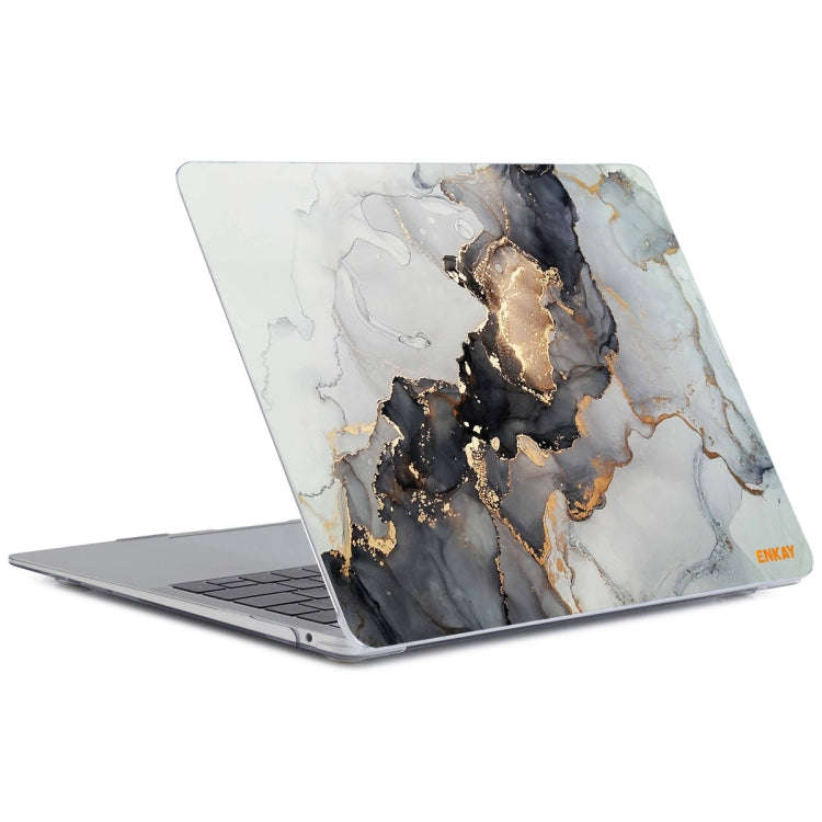 Patterned Hard Case Cover for MacBook Pro 2021 16 inch A2485 Gold Marble