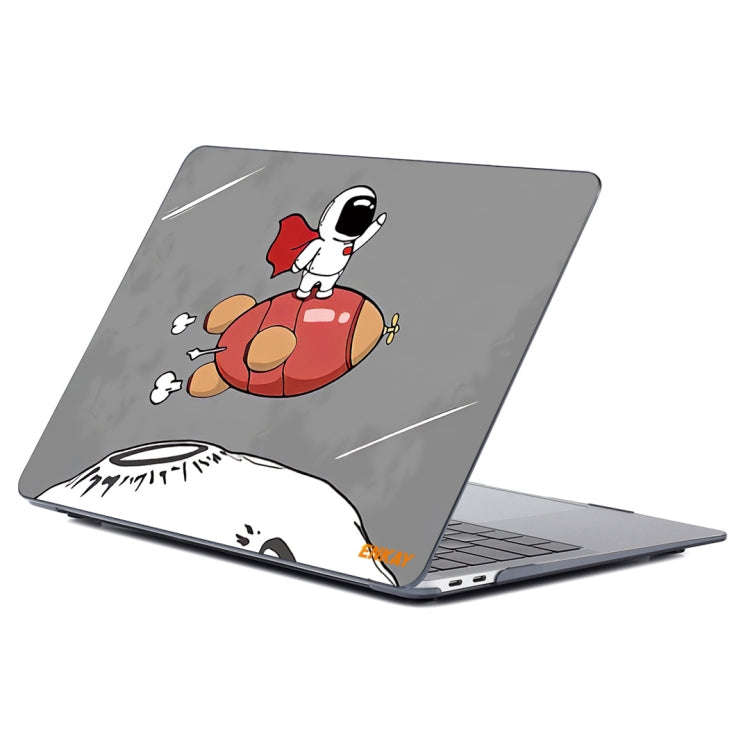Space Themed Hard Case Cover for 2021 MacBook Pro 14 inch A2442 - Rocket Astronaut