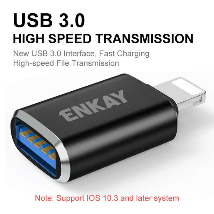Lightning Compatible 8 Pin Male to USB 3.0 Female OTG Adapter