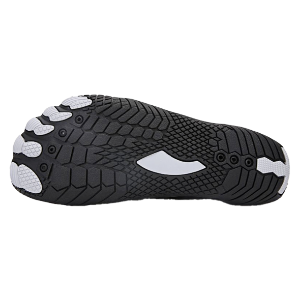 UK 10 Unisex Aqua Soles Water Shoes Beach Shoes Black