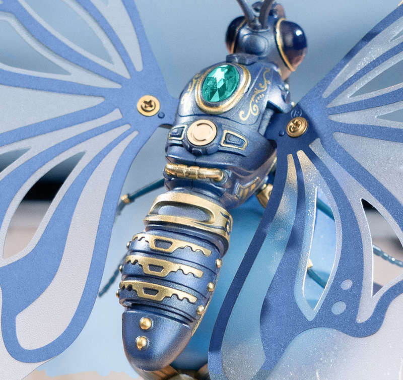 Robotime Butterfly DIY Mechanical 3D Puzzle Blue