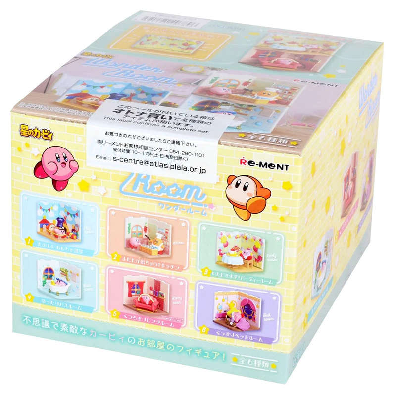 Kirby Wonder Room Series Figurine Collectables - Complete Set Of 6