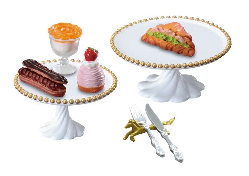 Collectible Dollhouse Miniature Tea Time Decorations Complete Set