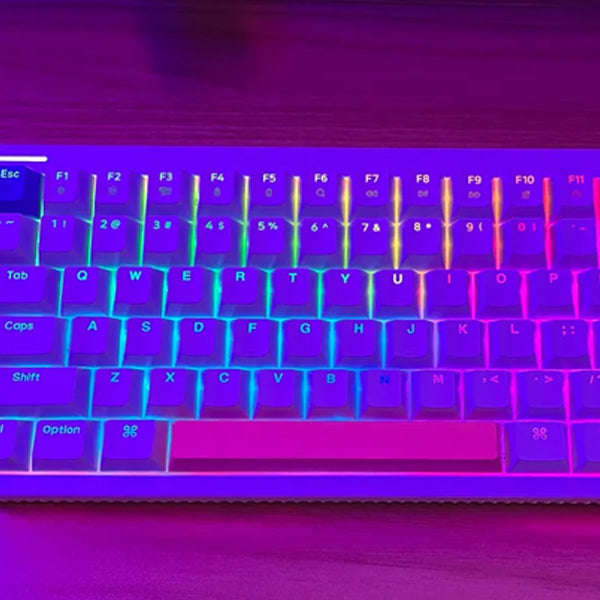 NuPhy Field75 Shine-Through PC Keycaps Gravity