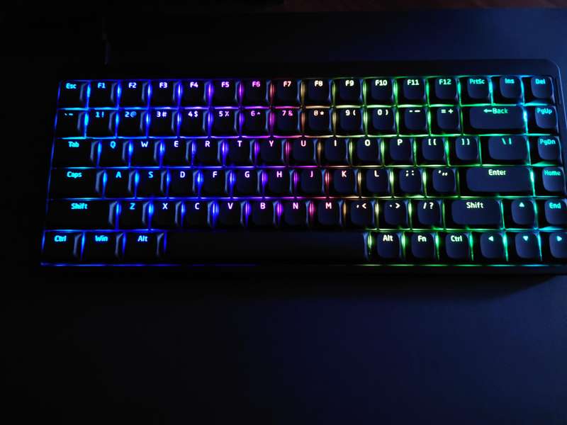Nuphy nSA Shine-Through Air 75/96 Series V2 Keycaps Black