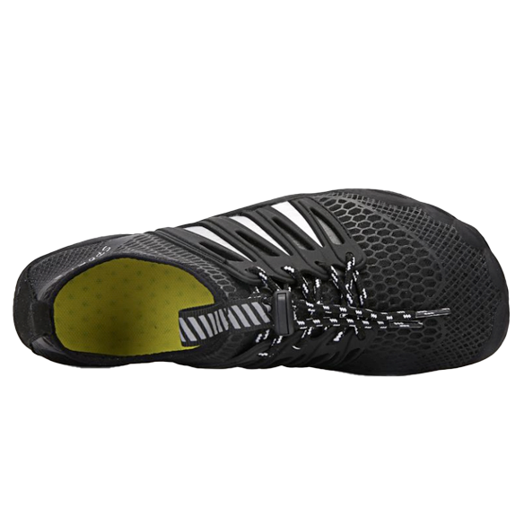 UK 10 Unisex Aqua Soles Water Shoes Beach Shoes Black