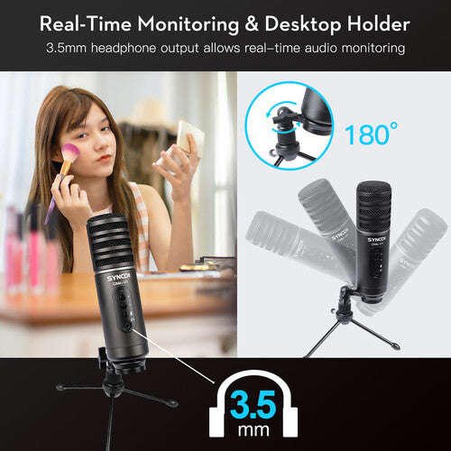 Synco CMic-V1 Desktop USB Large-Diaphragm Condenser Microphone
