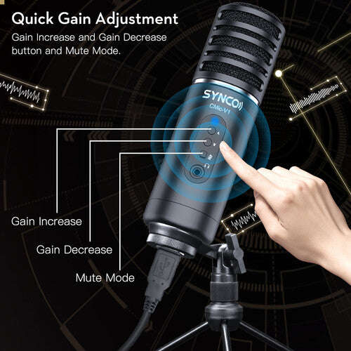 Synco CMic-V1 Desktop USB Large-Diaphragm Condenser Microphone