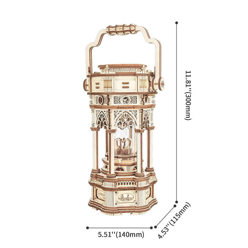 Robotime Victorian Lantern 3d Wooden Puzzle