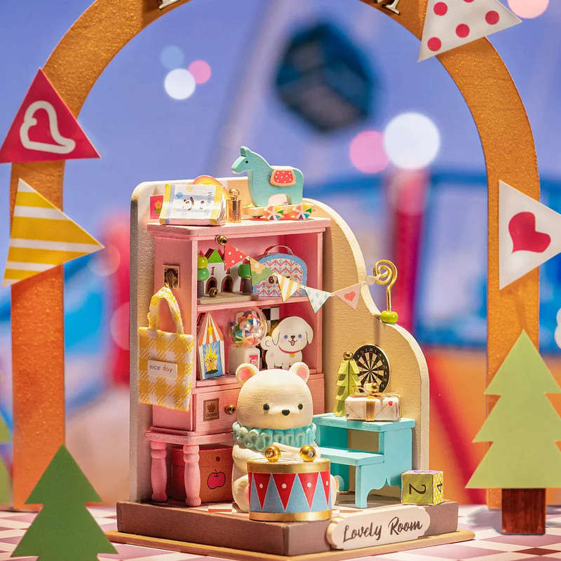 Robotime Childhood DIY Miniature Room Kit