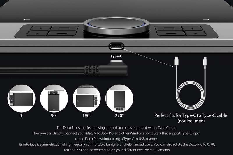 XPPen Deco Pro M Graphics Drawing Tablet