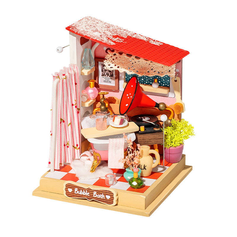 Robotime Bubble Bath DIY Miniature Room Kit