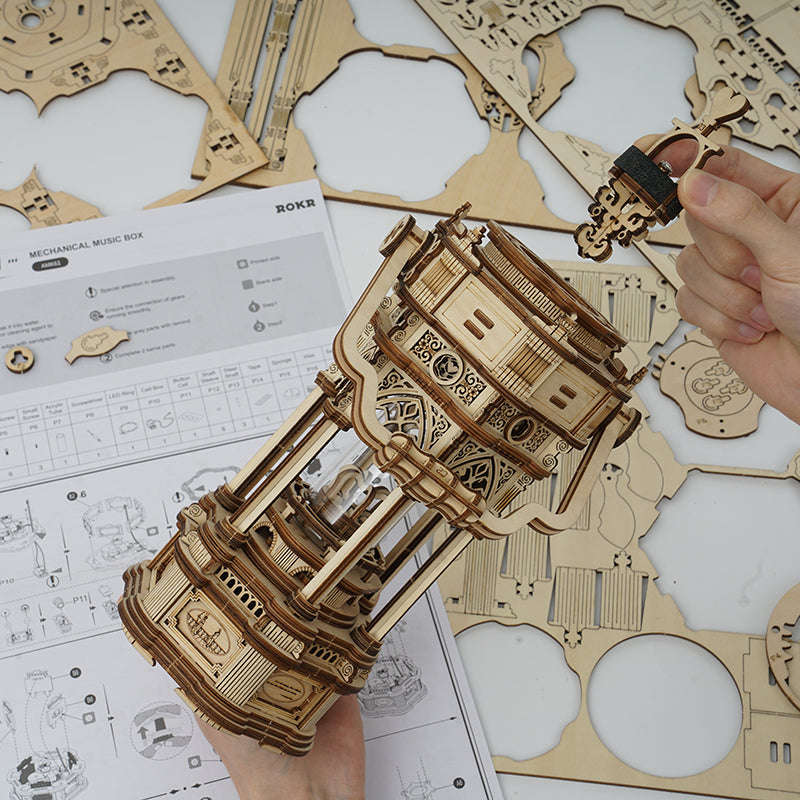 Robotime Victorian Lantern 3d Wooden Puzzle