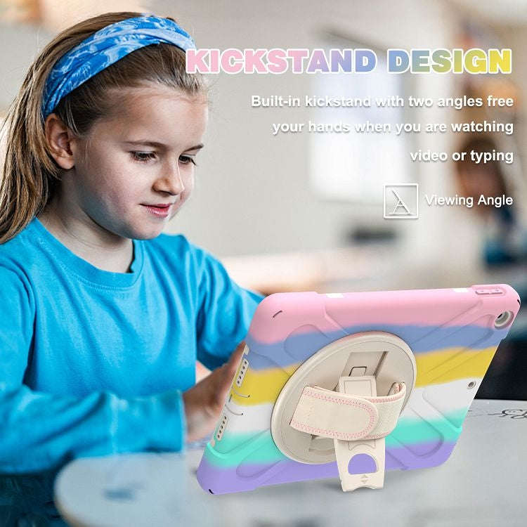 Shockproof Case Cover With Stand & Hand & Shoulder Strap iPad 9.7 inch
