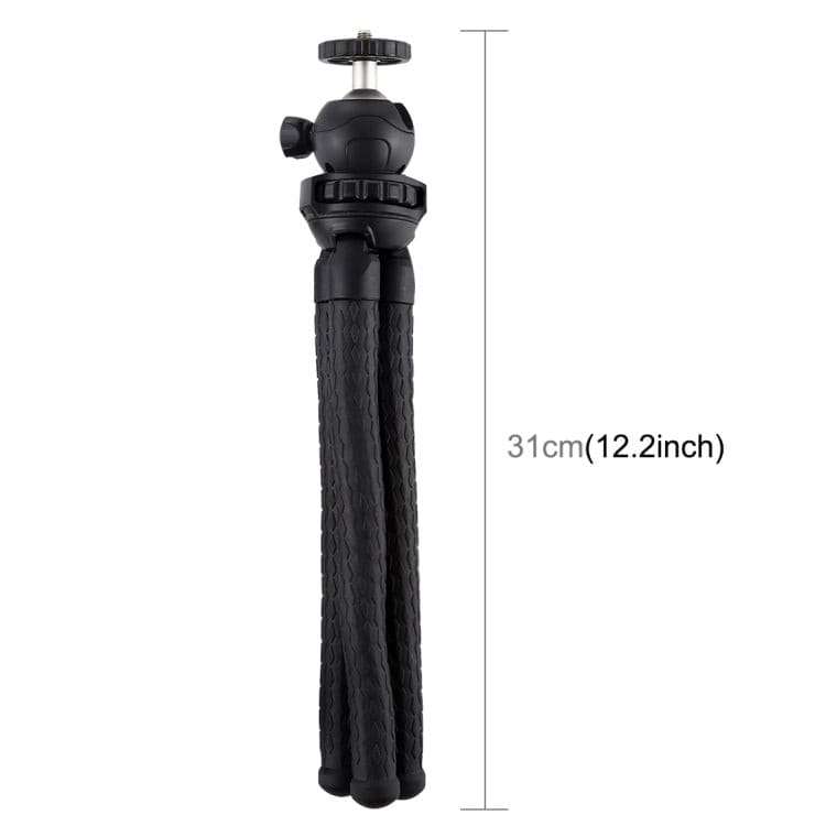 Mini Octopus Flexible Tripod Holder with Ball Head & Phone Clamp