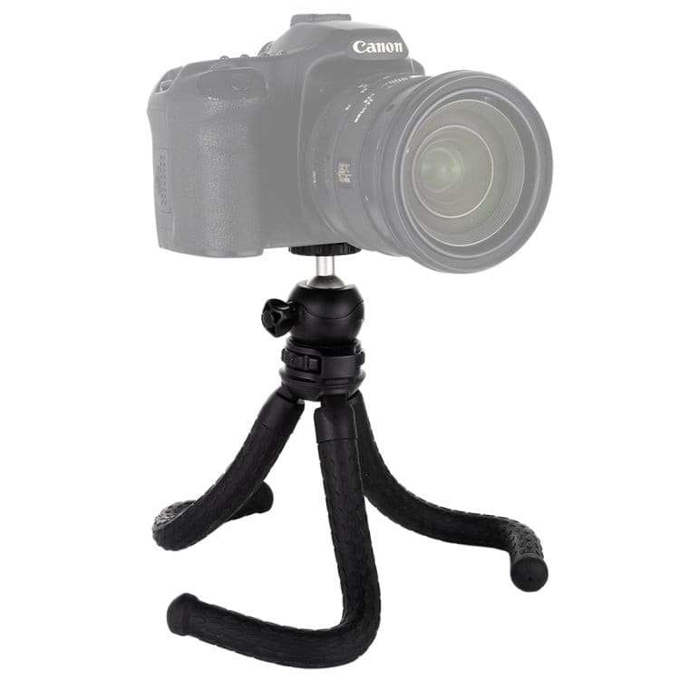 Mini Octopus Flexible Tripod Holder with Ball Head & Phone Clamp